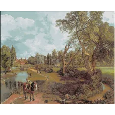 556.Constable - Moara de la Flatford