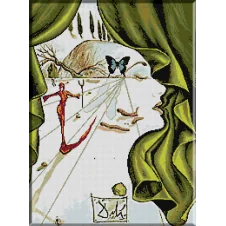614.Dali - Portretul Katharinei Corne