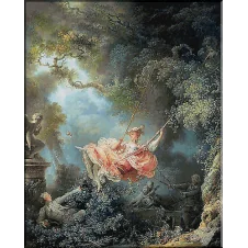 096.Fragonard. Fata in balansoar