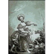734.Fragonard - Gravura 1