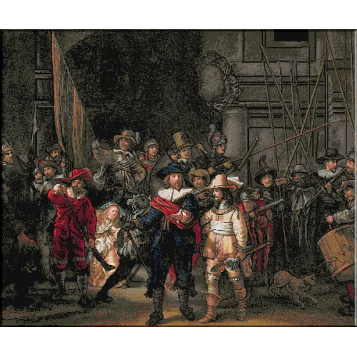 1005.Rembrandt - Rondul de noapte