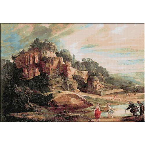 1024.Rubens - Peisaj cu ruine la muntele Palatin