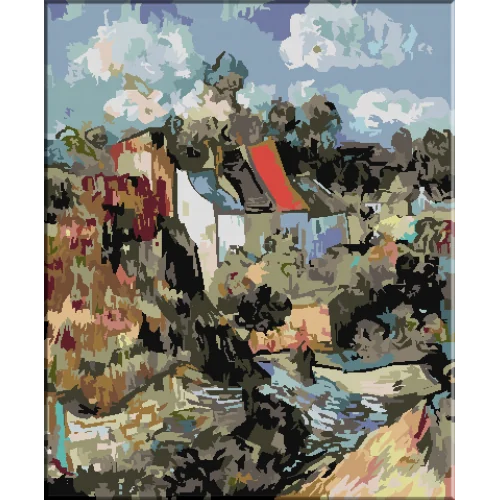 1145. Van Gogh - Case la Auvers