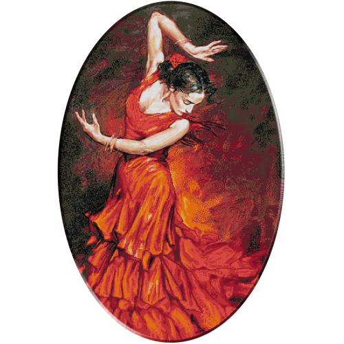 1179 .Dansatoare de flamenco
