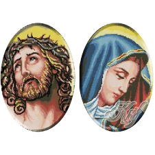 074. Isus si Maria ( mici-set )