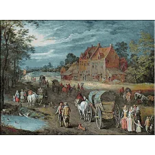 1404 -Jan Brueghel - Strada principala