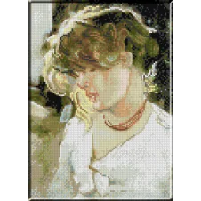 979.N.Grigorescu - Cap de fata blonda