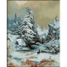 1386.Moran.Iarna printre stanci