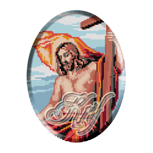 148.Murillo- Isus cu crucea