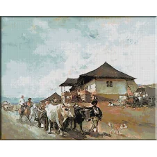 466.Grigorescu - Hanul de la Oratai