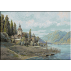 1864.Karl Flieher - Pe malul lacului Ossiach