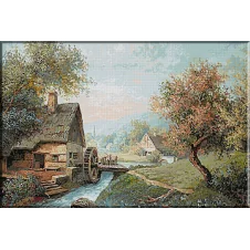 1865.Karl Flieher - Moara in Tirol