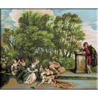 198.Watteau Odihna italiana