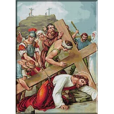 2031.Christos cade a treia oara