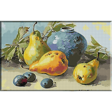 1858.Klein - Pere si trei prune brumate