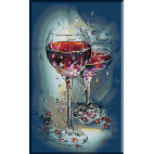 2116.Cristina -Un pahar de vin rosu