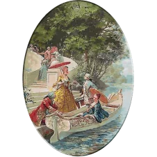 2136.Maurice Leloir - Petrecere pe lac