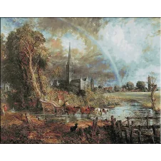 1830.Constable - Catedrala Salisbury privita din Meadows