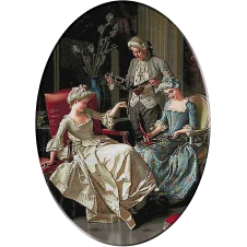 Pio Ricci-Admirand darurile primite goblen clasic