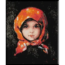 119.Grigorescu- Fata cu basma rosie