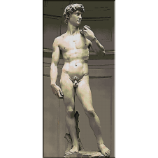 696.Michelangelo. David