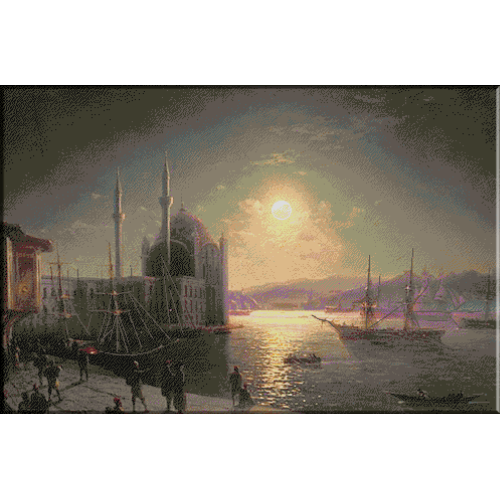 928.Aivazovski - Lumina lunii in Bosfor