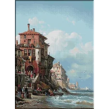 goblen_Charles Kuwasseg-Oras pe coasta
