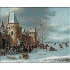goblen_Heremans Thomas-Iarna pe canal