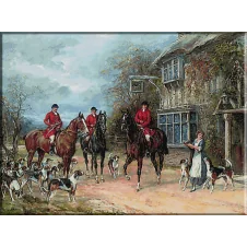goblen Heywood Hardy.Popas la han