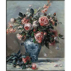 2362.Renoir.Váza rózsa