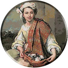 Murillo.Vanzatoarea de flori