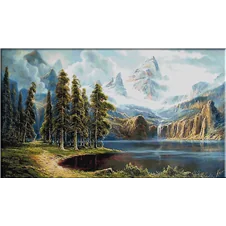 2608 Landscape with mountain