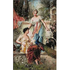 2616.Hans Zatzka -u bašti