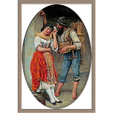 2743.Eugene de Blaas-A pók és a légy