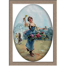 2778.Louis Marie de Schryver-Devojka sa cveжem