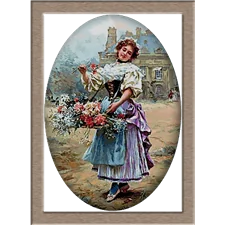 2779.Louis Marie de Schryver-Devojka sa cveжem