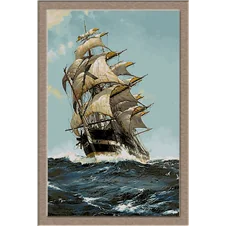2782.Montague Dawson-Вълни