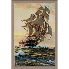2783.Montague Dawson-Naplemente navigáció
