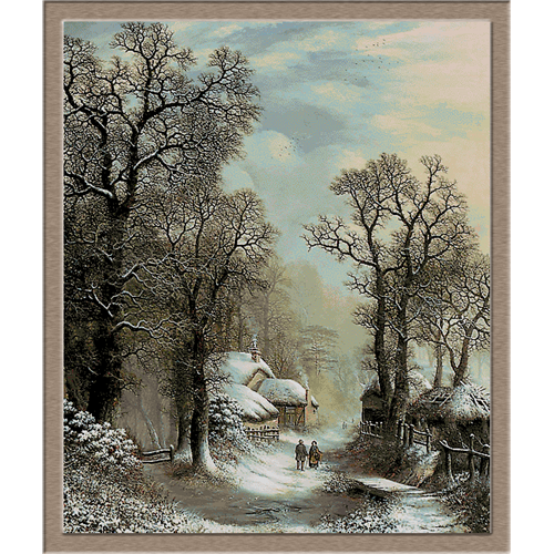2826.Charles Leaver-Зима на улицата