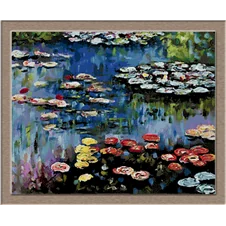 2860.Claude Monet-Waterlilies