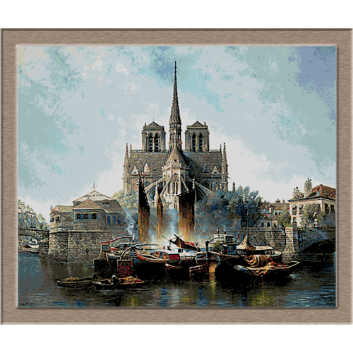 2874.Edwin Deakin-Notre Dame de Paris