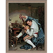 2880.Jean Baptiste Greuze.Gitarista