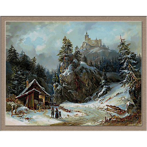 2942.Joseph Altenkopf-Zima u planinama