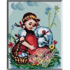 351. Fetita cu miel