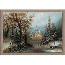 2948.Albert Bredow.Romantikus téli táj