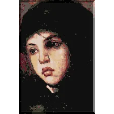 468. Grigorescu.Portret de fata