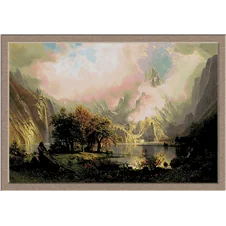 3026.Albert Bierstadt.Rocky Mountain