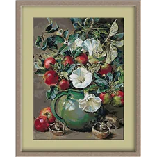 3048.Flowers, apples and mushrooms