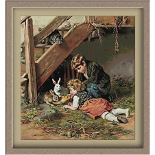 3098.Felix Schlesinger.Хранене на зайци