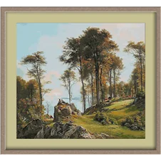 3132.Carl Frederic Aagaard.двама овчари